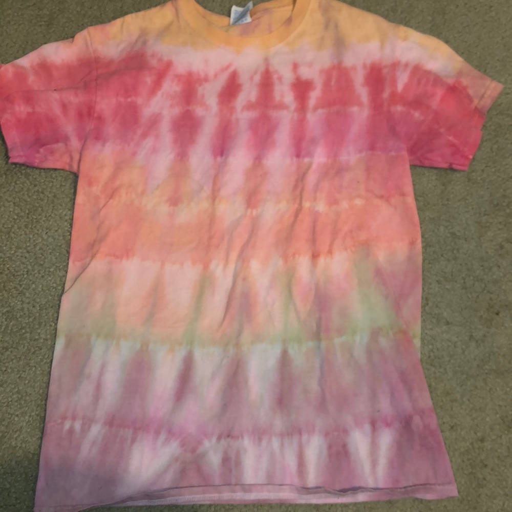 Homemade tye-dye tee